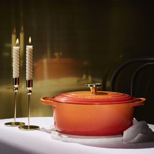 Le Creuset Flamme Dorée Signature Cast Iron Oval Casserole 29cm  